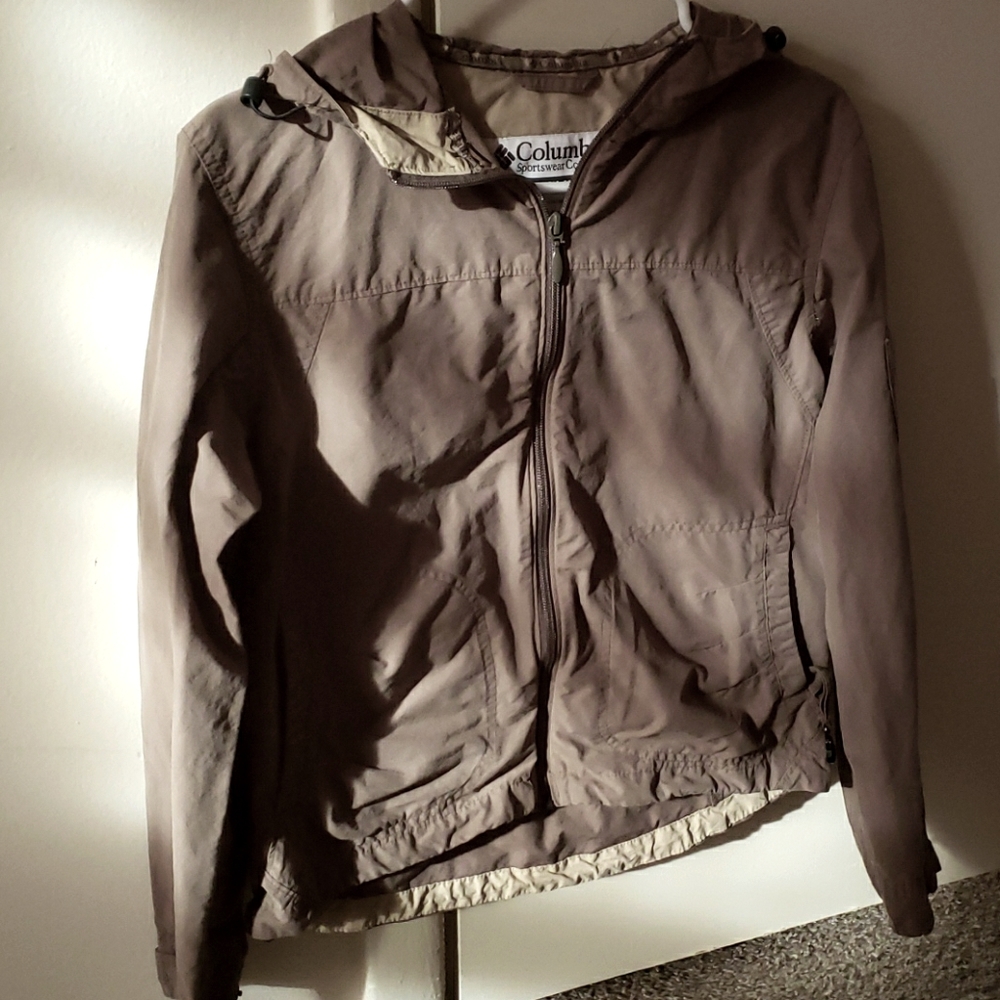 Columbia Women Full-Zip Jacket US Size Small Brown